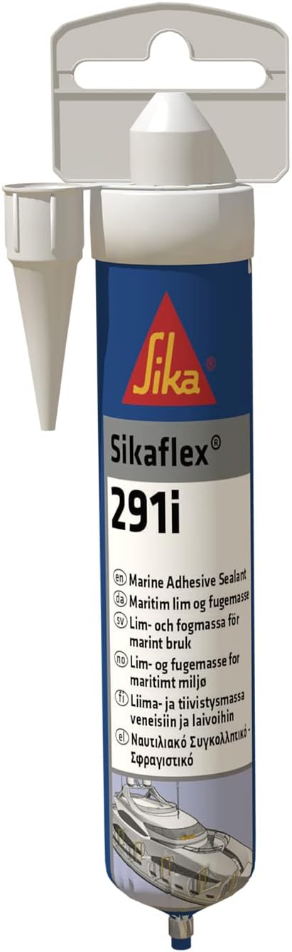Sikaflex 291i – Marine Sealant and Adhesive – Specifically Designed for The Marine Market – Solvent Free – White – 70ml Mini Cartridge