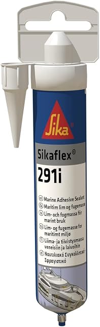 Sika SikaFlex 291i Marine Sealant and Adhesive, White, 70 ml