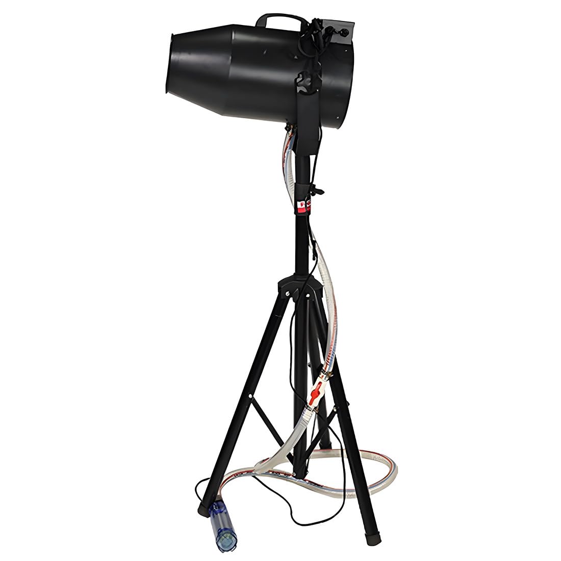 Schaummaschine Für Partys Im Freien,Leistungsstarke Bühneneffekt-Schaummaschine,Shaking Head Dj-Equipment Für Weihnachtliche Atmosphäre,Reichweite 80 M²,Reichweite 6–10 M,Plug-intype