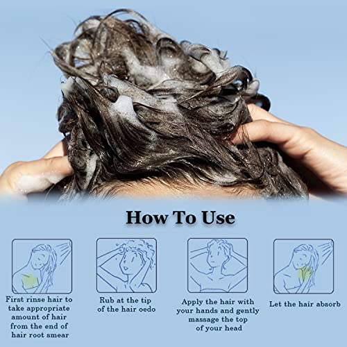 Pureland Beauty Pure Natural Shampoo, Organic Ingredients, Dry Scalp Treatment, Anti Dandruff Sulfate-Free, Hair Growth, Color Safe - Rejuvenate Cleansing Dew 8.5 Fl Oz #TOP5