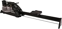 WaterRower Hybrid BLE Shadow Rowing Machine: Premium Wood & Aluminum Water Rower with Bluetooth Monitor for Connected Workouts