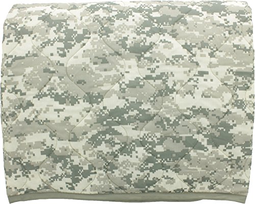 ACU Digital Camouflage (Universal Camo) Military Rip-Stop Poncho Liner Insulated Blanket Woobie - Thumbnail 2
