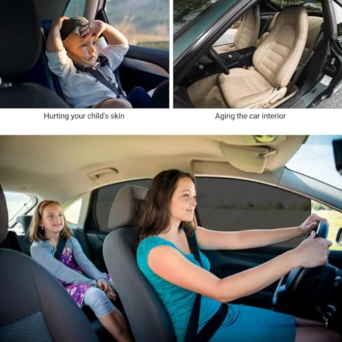 Image of Auto Hub Nylon Car Window Sunshade /Curtains Compatible with Hyundai i20 (Model : 2020-Till Date) - Pack of 4, i20 2020 Sun Shade, Black