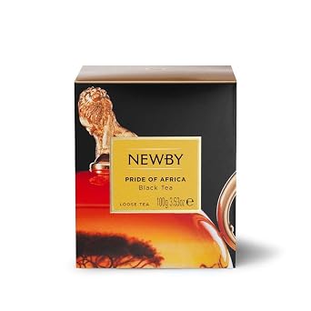 Pride of Africa Heritage 100g Loose Leaf Tea Bold & Rich Kenyan Black Tea by Newby Teas