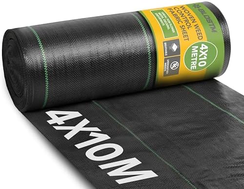 BLOSTM Woven Weed Control Membrane - Garden Membrane Weed Control...