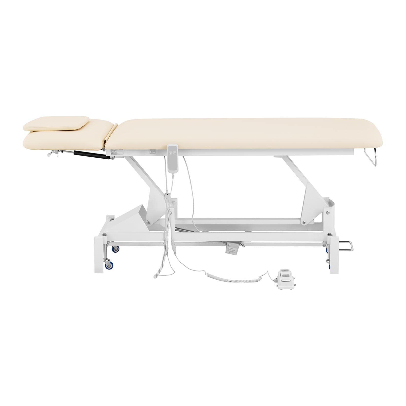 Physa Physa Lille BEIGE Massageliege beige 200 kg Räder Fußpedal Massagebank Therapieliege