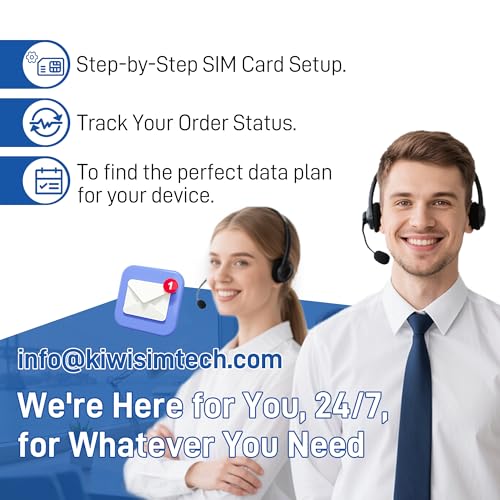 KiwiSIM USA Data SIM Card, 12GB 180 Days, 4G LTE SIM Support for 3 Network - image 9