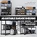 FLEXIMOUNTS Garage Shelving, Heavy Duty Shelving 2000 lbs, 5-Tier Garage Storage Shelves,Industrial Shelves for Heavy Tools and Equipment, 48
