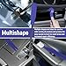 BFXM 5PCS Auto Trim Removal Tool kit, Car Clip Pry Tools Kit No Scratch Plastic, Car Door Panel Rivet Pliers Tool Kit, Automotive Interior Fastener Puller Remover Body Repair Set for Car (Blue)