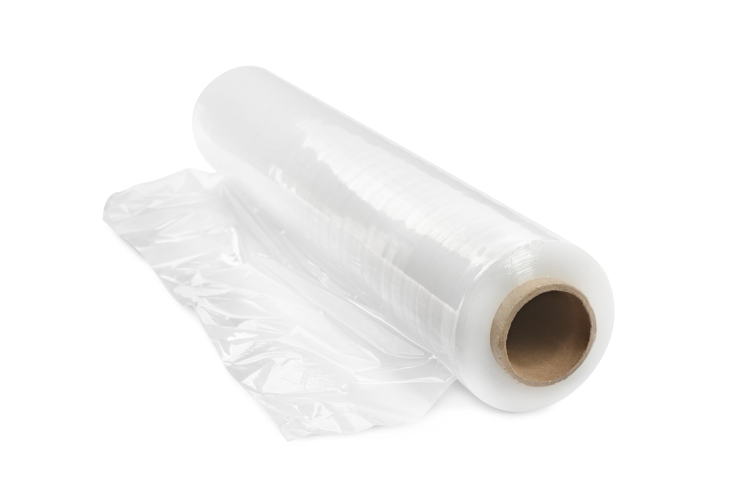 Rouleau de film étirable pour palettes – Film industriel très résistant 400 mm x 300 m x 23 microns – Rouleau d'emballage plastique transparent pour bagages, déménagement, meubles, colis – Lot de 1