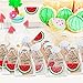 CiciBear 24 Pack Watermelon Keychains Party Decoration for Guests, Watermelon Themed Party, Baby Shower, School Party, Kids Birthday