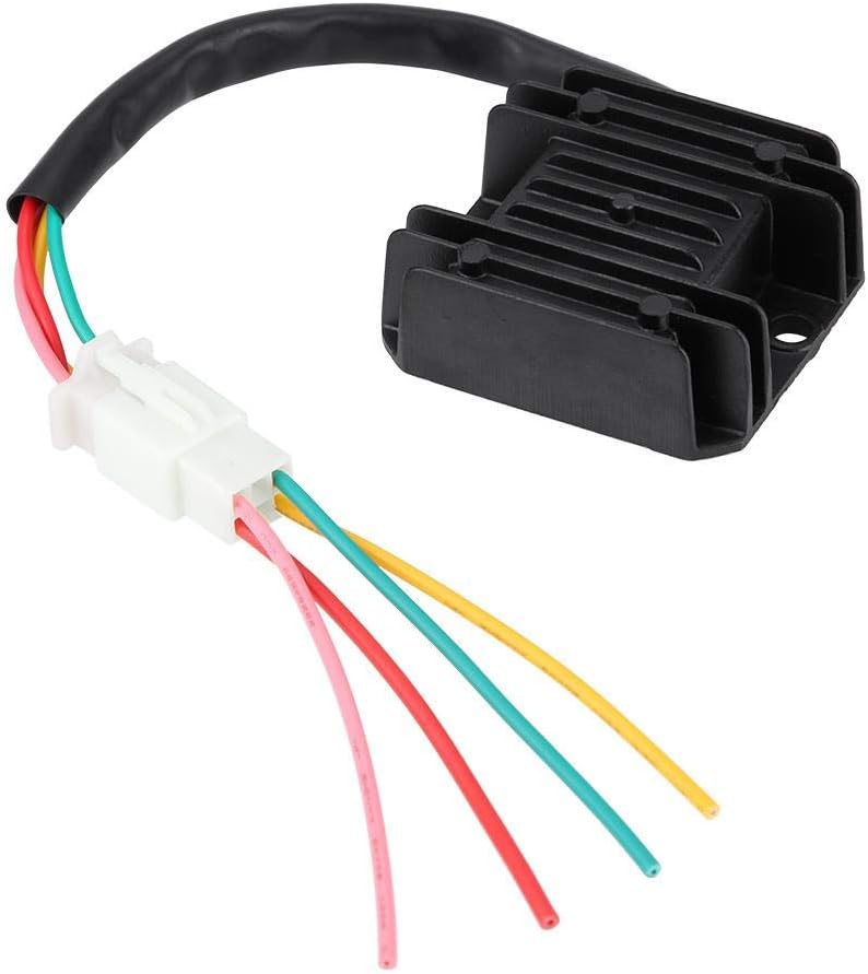 4 Wires Voltage Regulator Rectifier for Motorcycle Boat Motor Mercury ATV GY6 50 150cc Scooter Moped JCL NST TAOTAO Voltage Rectifier Regulator