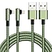 Price comparison product image Yosou 2M iPhone Charger Cable 2Pack Right Angle iPhone Charging Cable MFi Certified Lightning Cable Long iPhone Charger USB Fast Charging Lead for iPhone 14 13 12 11 Pro Max XS XR X 8 7 6 Plus 5, iPad
