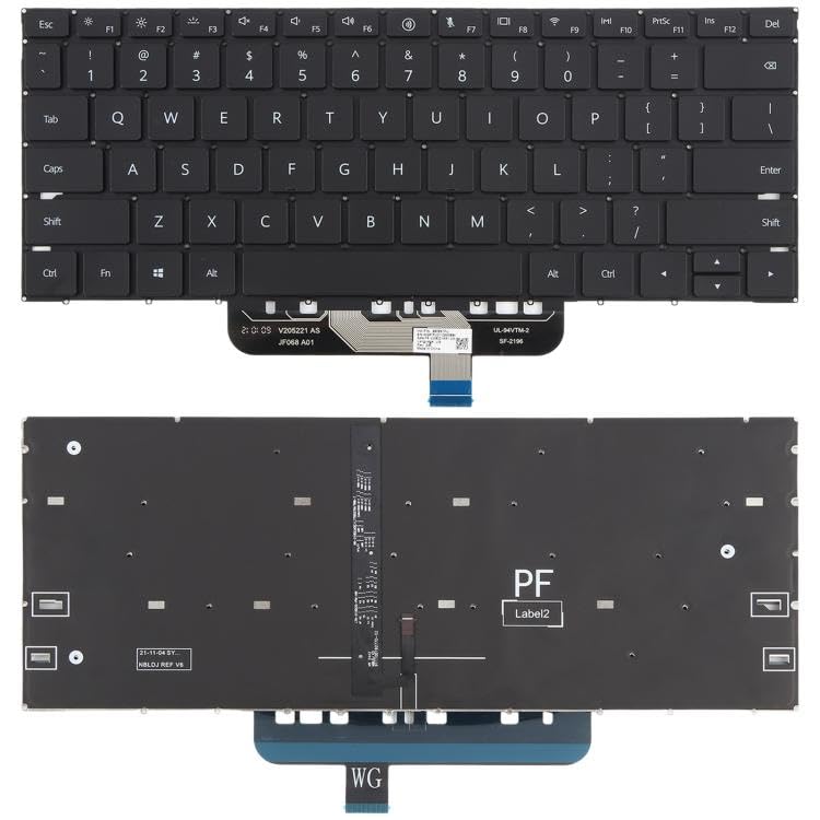Clavier rétroéclairé Huawei MateBook 13s EMD-W76 version US