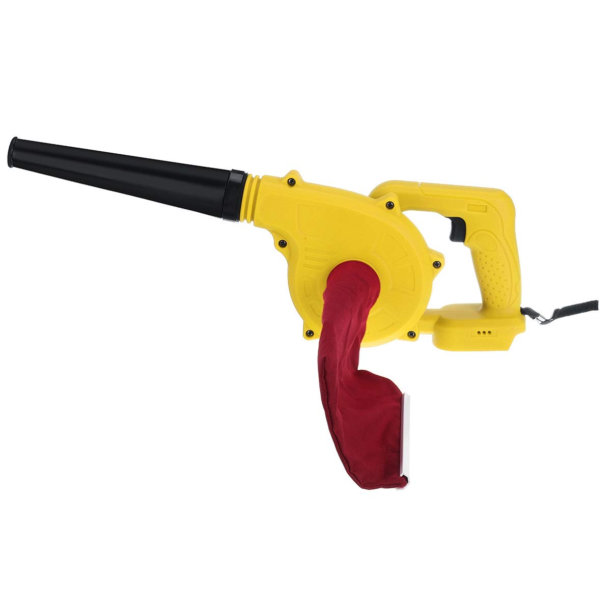 Soffiatore Foglia tenuto in Mano Elettrico Senza cordone Air Blower Blower Amp;Aspirazione Computer collettore di polveri Cleaner Tool (Color : Yellow)