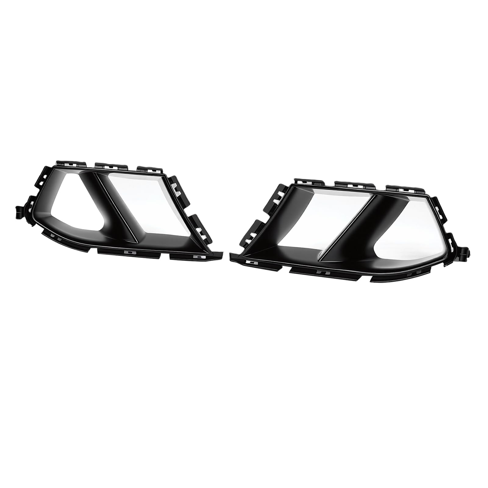 KIMISS Couvercle de Conduit D'air de Pare-chocs Avant, Remplacement Gauche Droite pour G80 M3 G82 M4 2021 2026, avec Installation à Clipser, Conception à Boulon Direct (noir brillant)