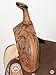 HILASON 16 Flex Tree Western Horse Saddle American Leather Barrel Trail | for Horses