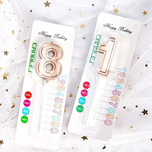 22Nd Birthday Candles Number 22 Cake Topper Happy Birthday Decoration For Women Men Girls Boys Party Wedding Anniversary Celebration (Champagne Gold) #TOP4