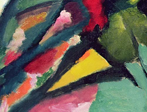 Poster Kandinsky sur toile 58x90 cm décoration murale art abstrait sans cadre