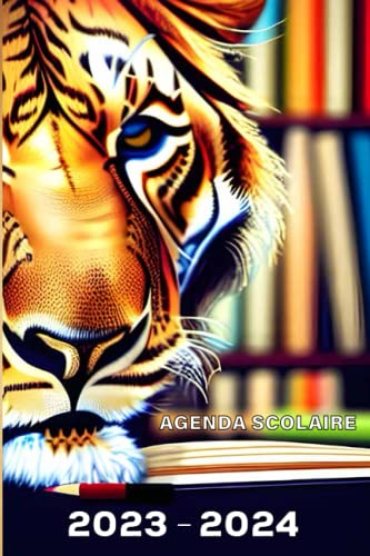 Agenda Scolaire 2023-2024: Gérez votre temps de manière optimale en utilisant un agenda journalier pour planifier vos activités scolaires et de loisirs - septembre 2023 à juillet 2024.