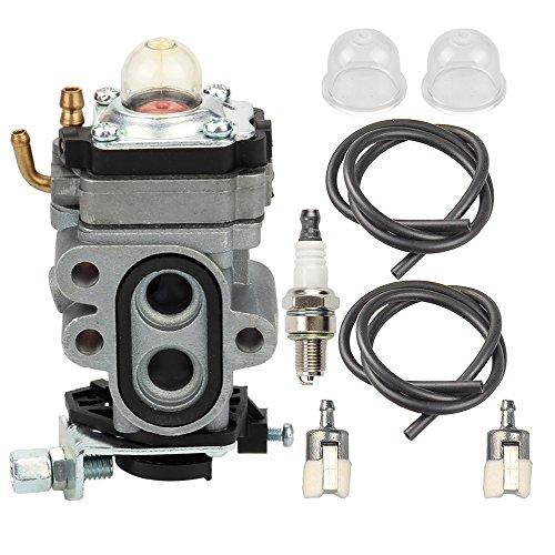 Butom WYA-1-1 Carburetor with Fuel Filter Spark Plug for Redmax BCZ3060TS EZ25005 BCZ2400S BCZ2500 GZ25N23 GZ25N14 BCZ2600S BCZ2600SU BCZ2600SW BCZ2500S BCZ2460S BCZ2600 Trimmer Brush Cutter Blower