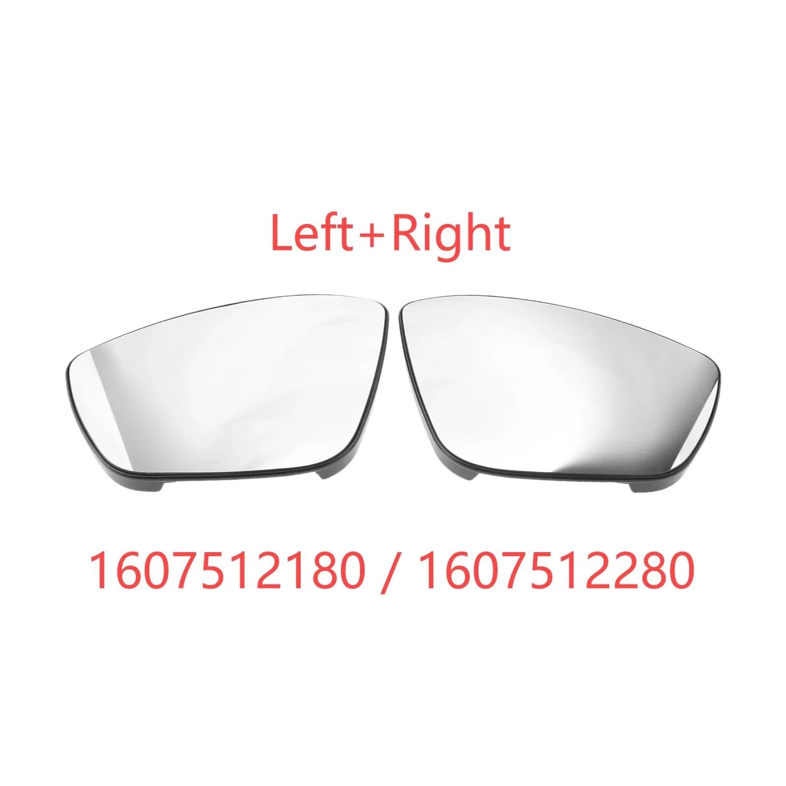 Voiture Verre Rétroviseur Remplacement Pour Peugeot Pour 208 Pour 301 Pour 308 Pour 2008 Lentille Rétroviseur 2 Pièces Verre Rétroviseur Latéral Voiture Chauffant