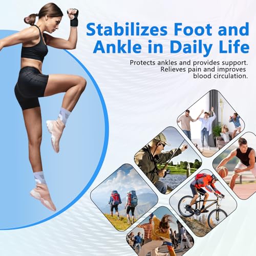 Image of Neuropathy Socks for Women and Men, Nano Soothe Relief Compression Socks Toeless Compression Socks Ankle Compression Sleeve for Arch Support, Plantar Fasciitis Foot Swelling
