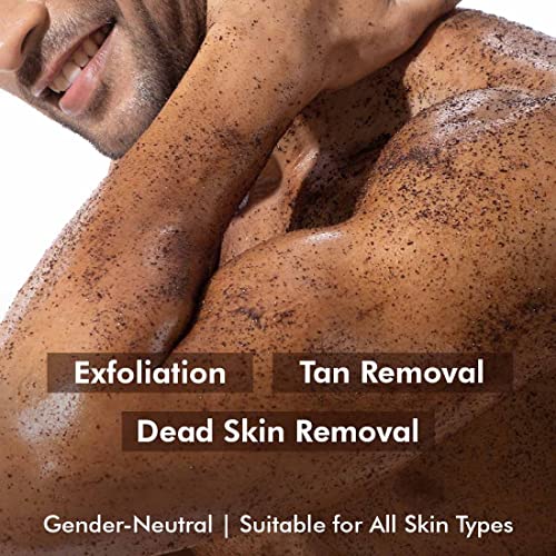 mCaffeine Exfoliating Coffee Body Scrub for Tan Removal & Soft-Smooth Skin | For Women & Men | De-Tan Bathing Scrub with Coconut Oil, Removes Dirt... - Image 3