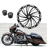 Wheel Rim Dual Disc Wheel Hub SLMOTO 26' X 3.5' Front Rear Wheel Rim for Harley Wheels and Rims Bagger Electra Glide,Ultra Classic Electra Glide,Road King, Road Glide, Ultra CVO Limited 2008-2024