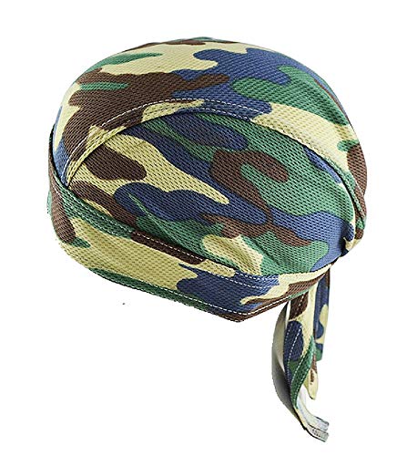 Apanphy® Camuflaje Gorra de pañuelo Pirata, Deporte al Aire Libre Bandana Sombrero Secado rápido Correr Bicicleta Gorra Pirata Headwear Skull Cap Casco Gorra para Hombres y Mujeres