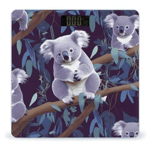 Báscula digital de baño Lovely Koala con pantalla LCD miniatura 1