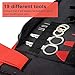 Tian 19Pcs Kit Herramientas de Desmontaje Coche Interior Herramientas de Eliminación de...