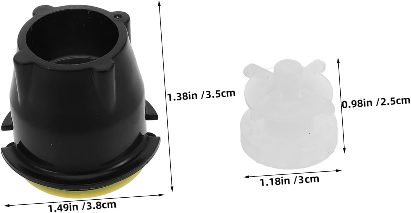 2 Sets Inner Nozzle Beverage Dispenser Valve Head Replacement Assembly for Soda Maker Machine, Commercial Drink Machine Parts Accessories for Juice Bar Maintenance