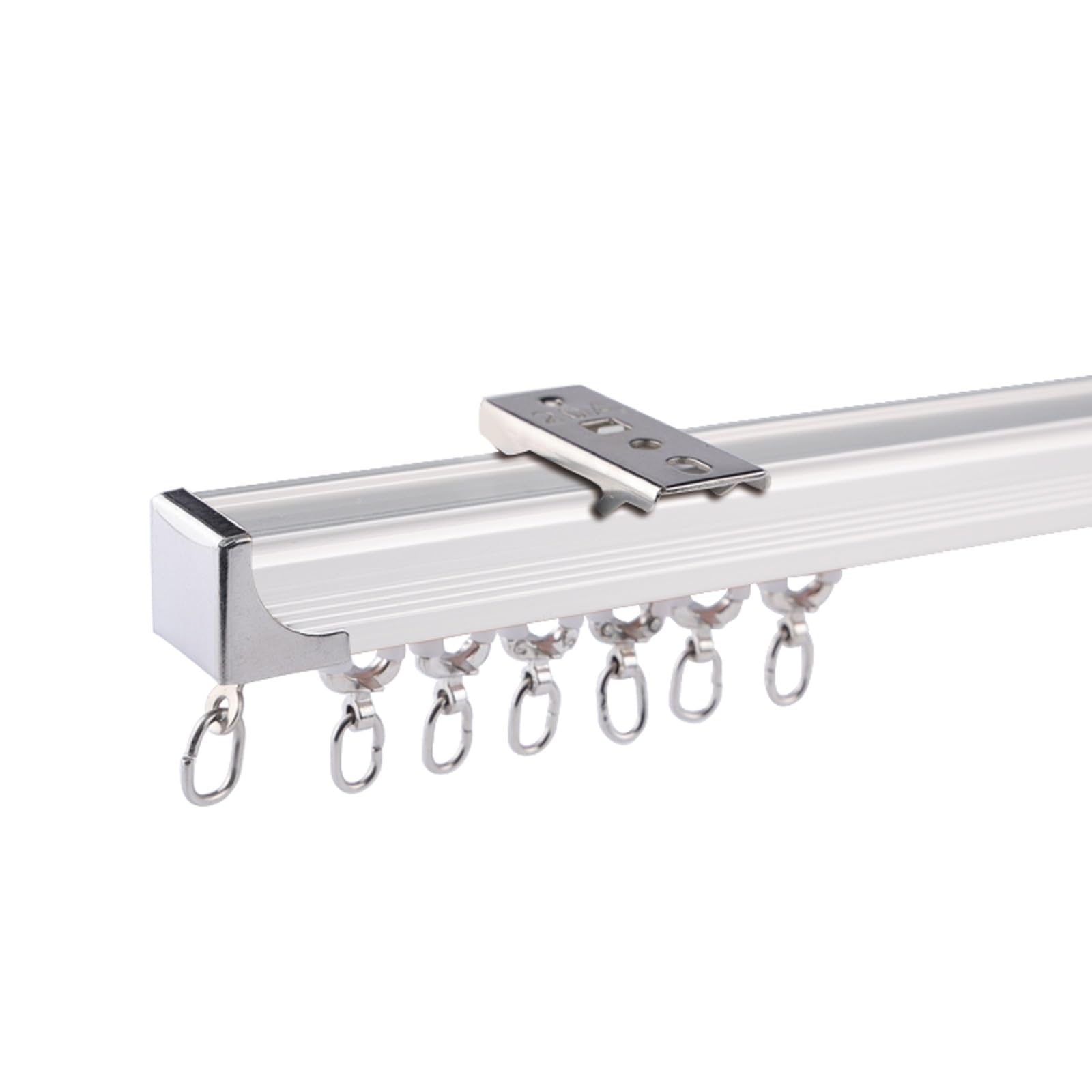 Aluminium Silent Curtain Track Room Divider Rod Sliding Curtains Rails