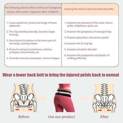 Image of DIYMAG sciatica pain relief belt for men women, sacroiliac si joint hip belt for back pain,pelvic support belt, si joint hip for cotton umbilical hernia belt hernia support brace