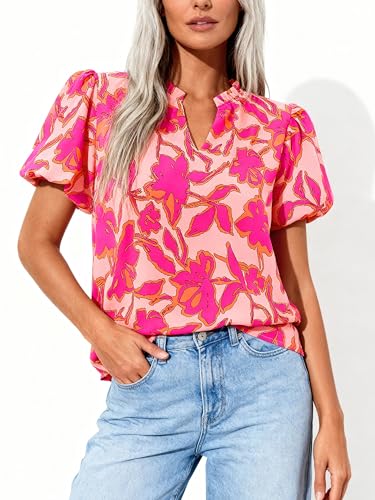 Knox Rose Floral Print Puff Sleeve Blouse product image
