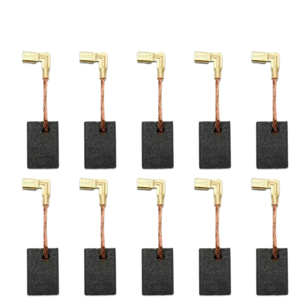Vcaldgfz Cb325 10Pcs Carbon Brush For Ga5030 Cb 325/459/303/419/203/85​ Gv5000 4301Sv 6510B-2 8410B 9035 9504Bh 6510(Cb325)