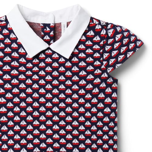 Janie and Jack Girls' Boat Collared Dress (Toddler/Little Big Kid)3