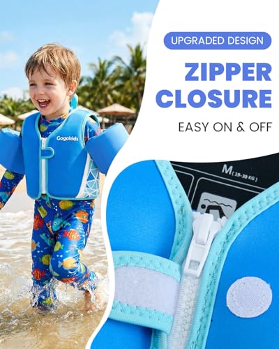 Image of Gogokids Puddle Float Jumper 33-66 Pounds, Toddler Swim Vest Kids Floaties