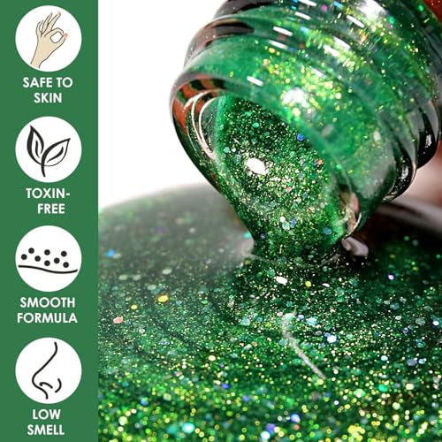 Esmalte de uñas con brillo holográfico NovaCharm 10ML miniatura 6