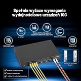 MokerLink Zarządzany przełącznik 12 portów 10 Gbps, 4 porty Ethernet 10 G RJ45, gniazdo 8 x 10G SFP+ obsługuje moduły 1G i 10G SFP+, przepustowość 240 Gbps L2 Managed Fiber Switch