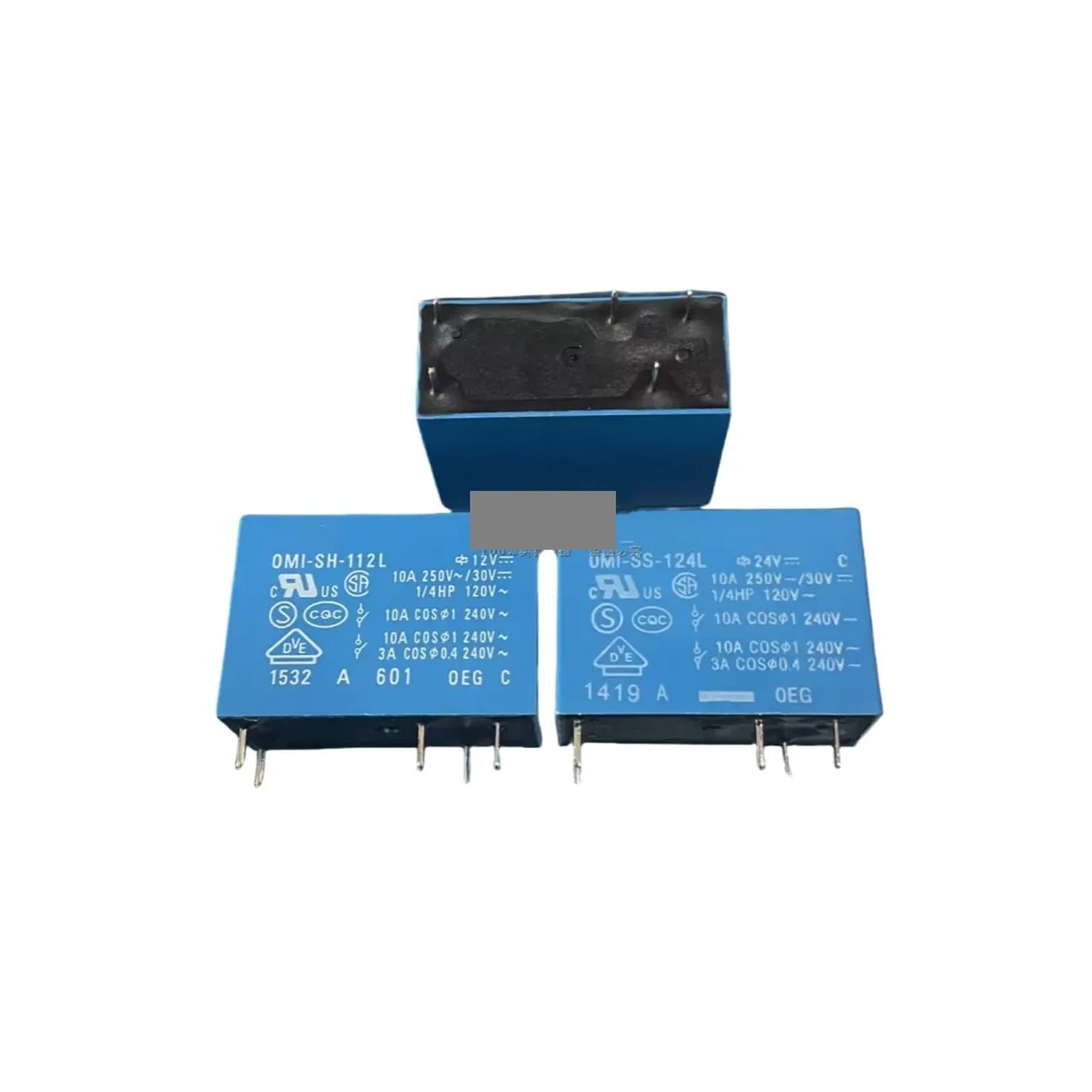 YZWRWRMKTB 10PCS OMI-(SS SH)-124L 5PIN 10A RELAY