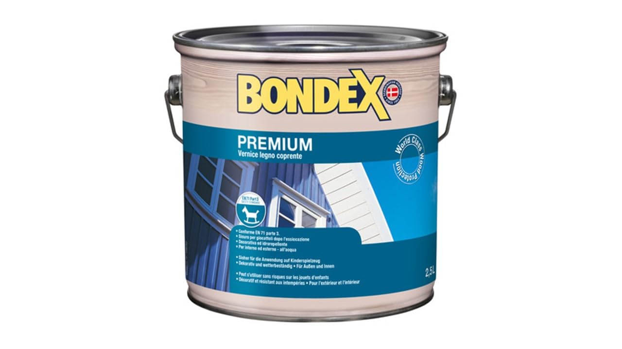PPG BONDEX PREMIUM vernice legno coprente grigio antracite da 2,5 l