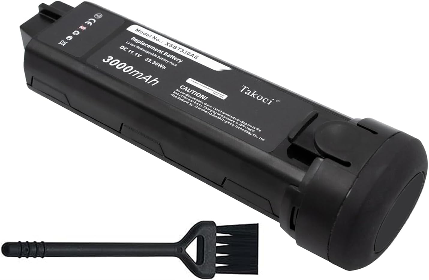 XSBT330 Rechargeable Li-ion Battery Compatible with Shark WS632 WS630 WS620 WS633 WS631 WS632RGBRN WS632PKBRN WANDVAC Cordless Vacuum Cleaner 11.1V 3000mAh