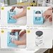 2 Pack Peptide Vial Label Applicators for 2ml/3ml & 5ml/10ml Vials, Time-Saving Handheld Sticker Alignment Tool for Lab & Home Organization (NO Vials & Sticker Included)