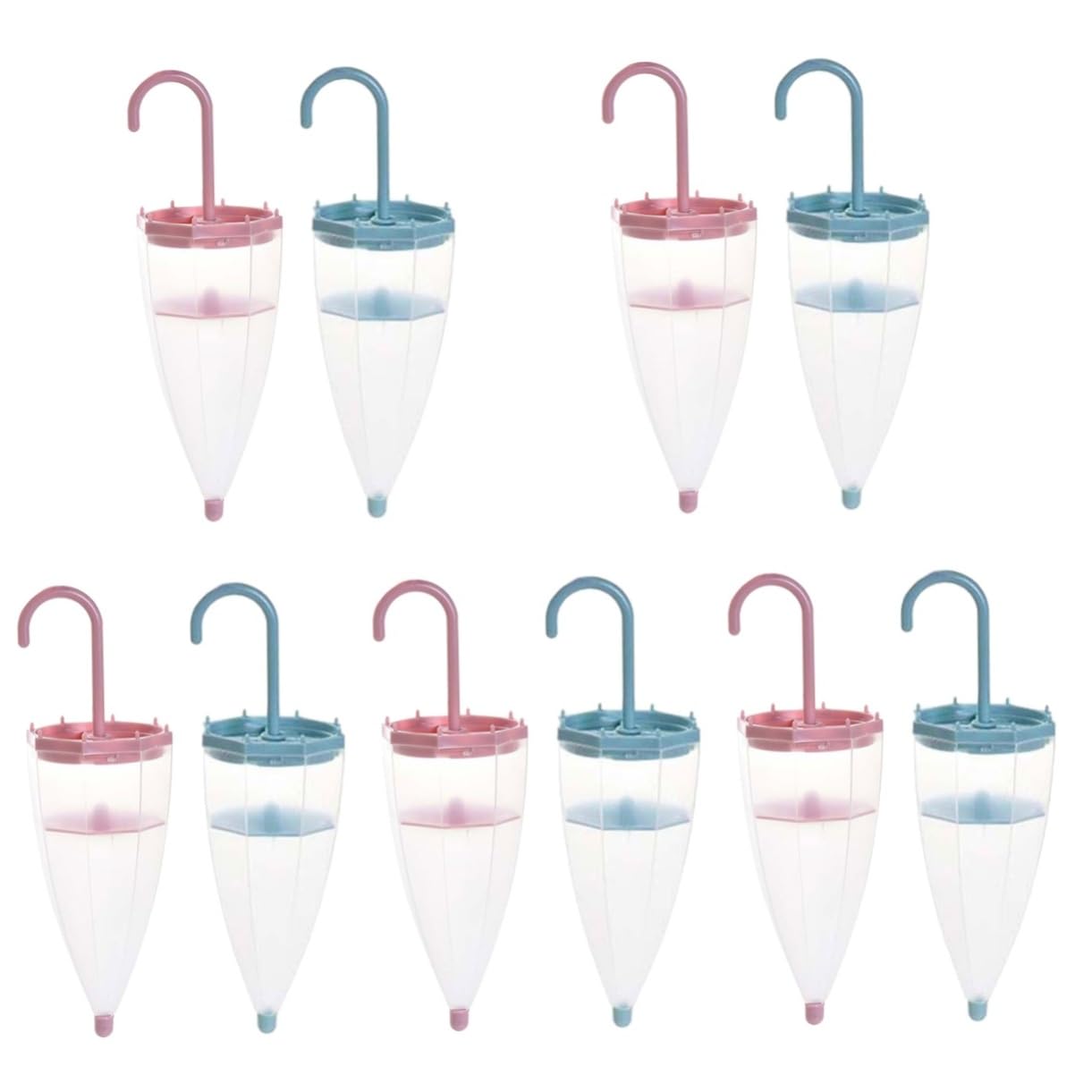 iplusmile 10pièces Déshumidificateur Suspendu Pour Armoire Absorbeur Humidité Créatif Forme De Parapluie Pour Maison Et Garde-robe