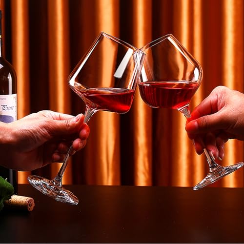 Verres à boire en cristal sans plomb de 560ml avec embase lourde - 5
