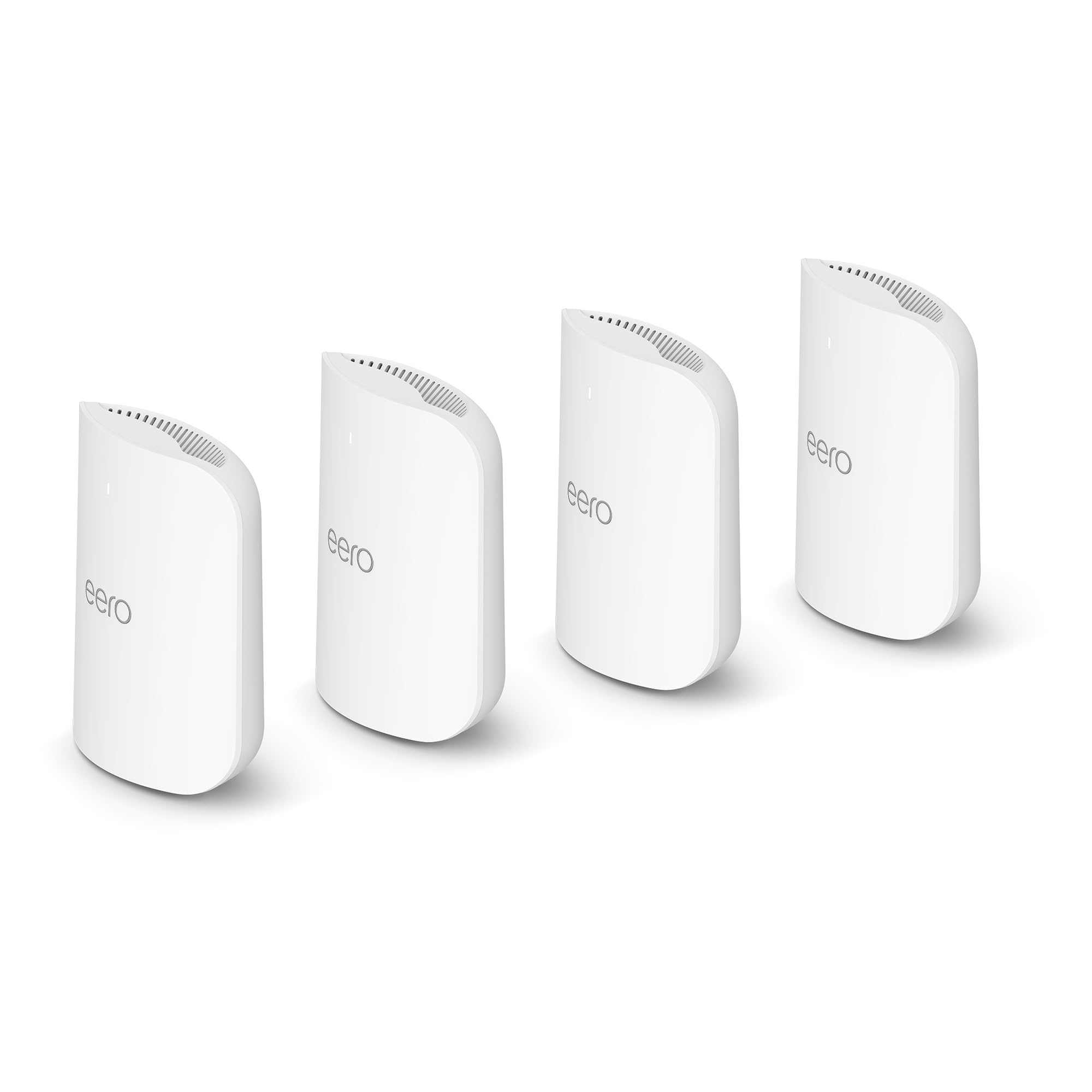 Amazon eero Pro 7 tri-band mesh Wi-Fi 7 router (newest model) - Supports internet plans up to 5 Gbps, Coverage up to 740 m², 4-pack