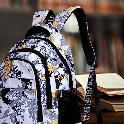Image of Tinytot 30Litre School Bag Water-Resistant Laptop& Travel Backpack - Unisex Large 19 Inches Multipurpose Travel Backpack for Boys & Girls, Men & Women- Ideal for College and School and office Use