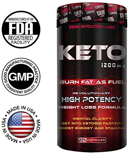 Keto Diet Pills - Weight Loss, Fat Burner Supplement - 1200mg Beta-Hydroxybutyrate, Exogenous Ketones - Formulated to Enter Ketosis, Burn Fat, Enhance Mental Focus & Clarity (90 Capsules) - Thumbnail 2